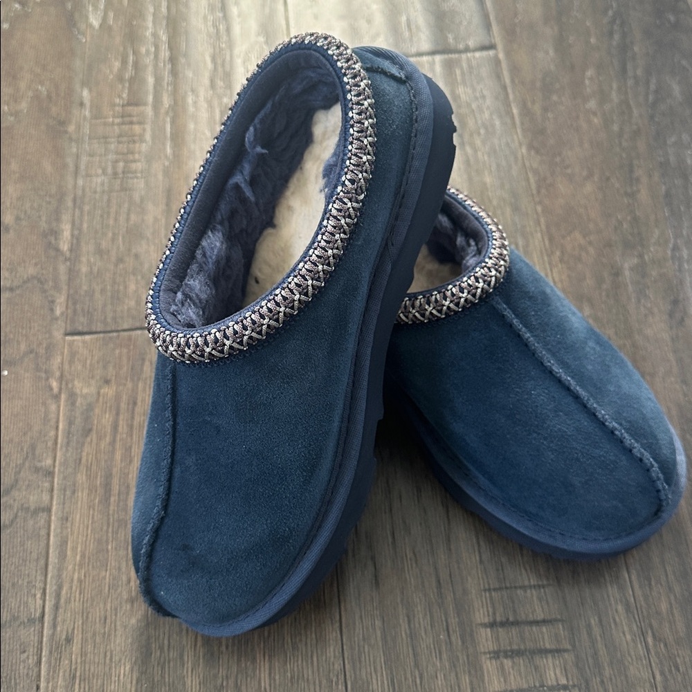 UGG Tasman Kids Slippers in Navy Blue